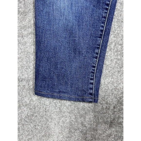 Lands End Square Rigger Comfort Waist Traditional Fit Jeans Mens Size 35x28 Blue - Picture 9 of 14